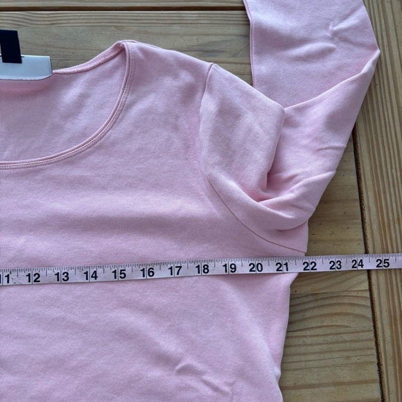 Karen Scott Pink Crew Neck Sweater - Picture 3 of 7